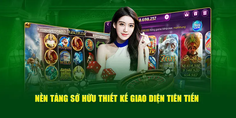 Nền tảng của nhà cái sở hữu thiết kế giao diện tiên tiến